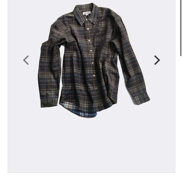 999휴머니티 모시체크셔츠 V7 1사이즈