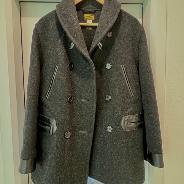 리얼멕코이 울 레일로드코트 38