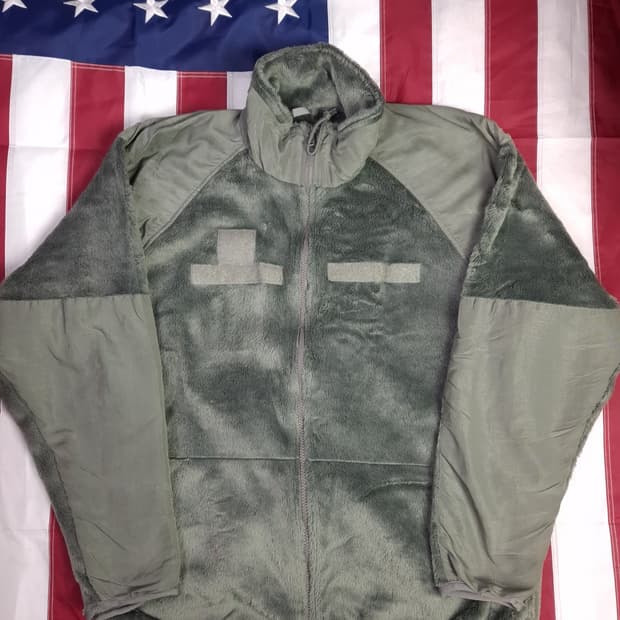새제품 오리지날 미군 지급용 ACU 폴라텍 플리스 자켓