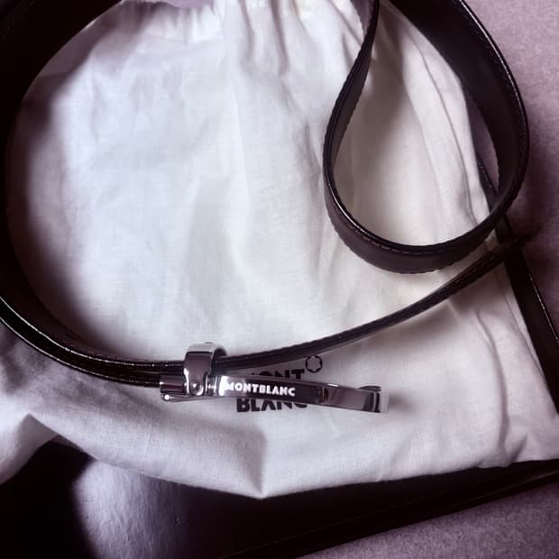 몽블랑 벨트 정품 팝니다