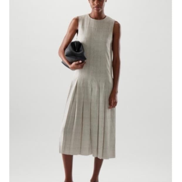 COS 코스 슬리브리스 원피스