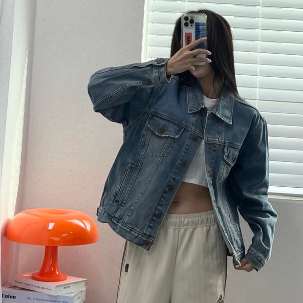 (100)00'S 리바이스 70506 청자켓-M1421