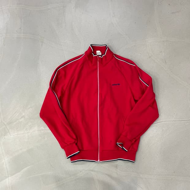 80s 아디다스 서독 빈티지 레드 트랙탑