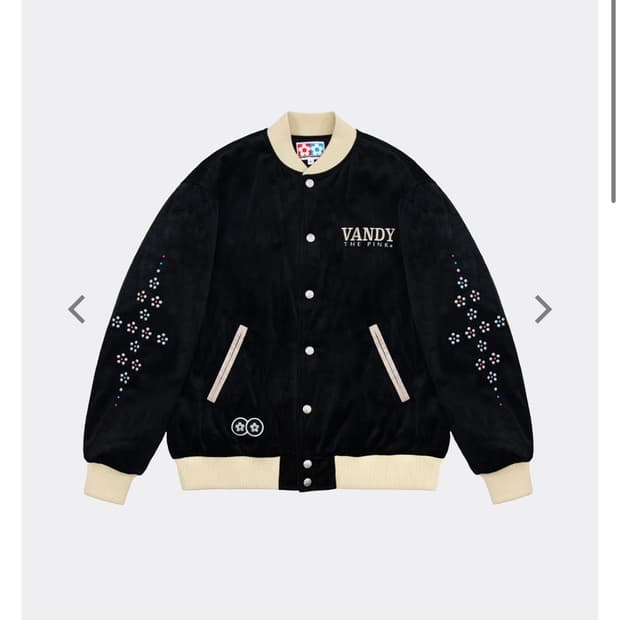 반디더핑크 수베니어 벨벳 자켓 L