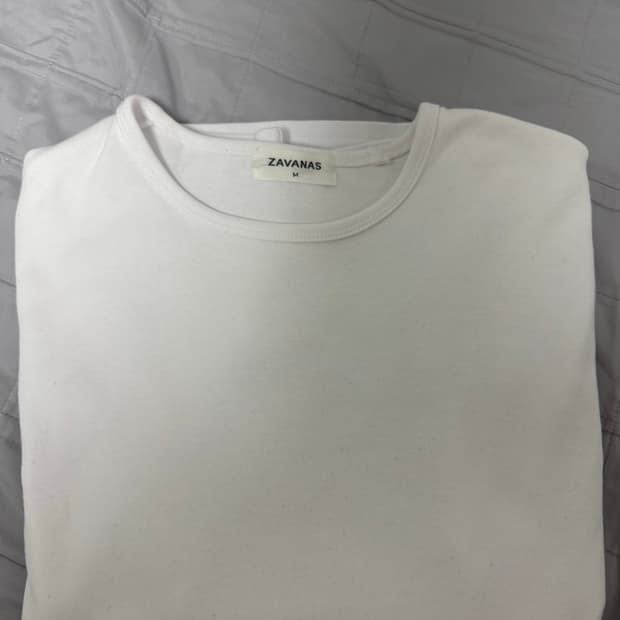 자바나스 A 헤비코튼 티셔츠 퓨어화이트 m