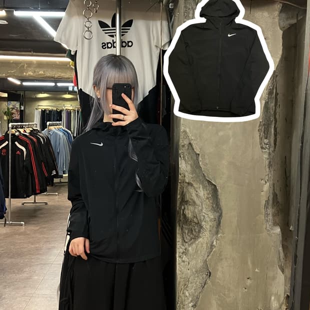 나이키 바람막이 블랙 S #csz2404