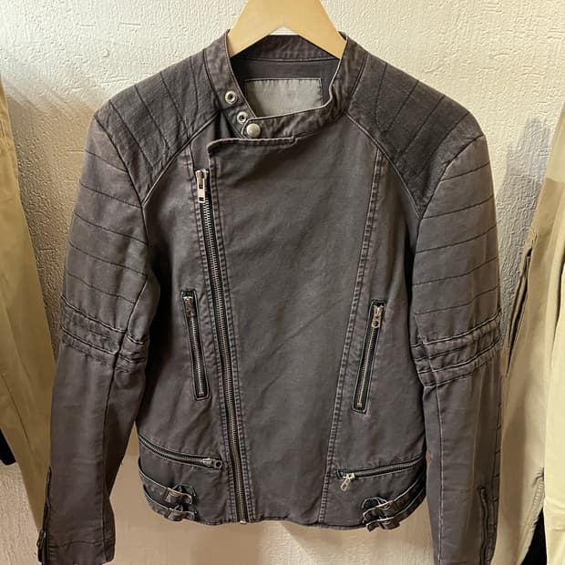 데님엔서플라이 워싱 라이더 자켓 S 