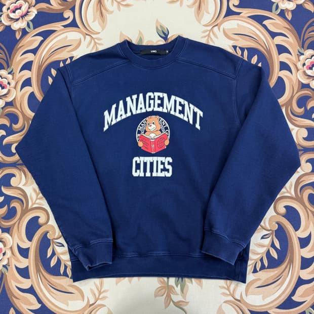 (M)LMC 빅로고 맨투맨(네이비)