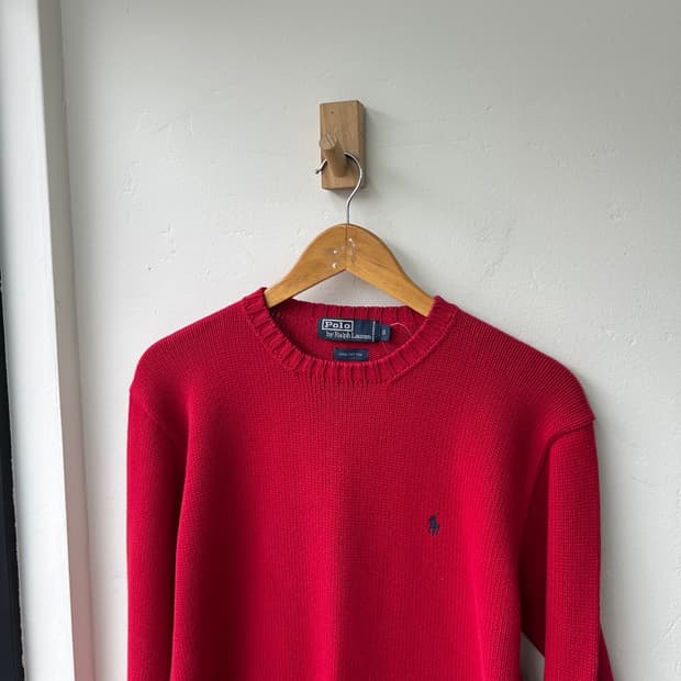 15959 - 폴로 랄프로렌 레드 니트