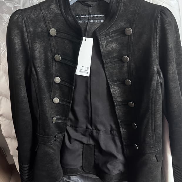 스컬프터 나폴레옹 자켓 블랙 M