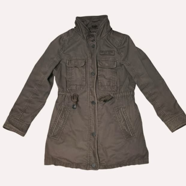 게스 그런지 빈티지 야상