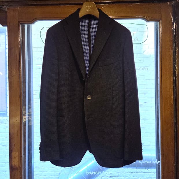 더 지지 트위드자켓 