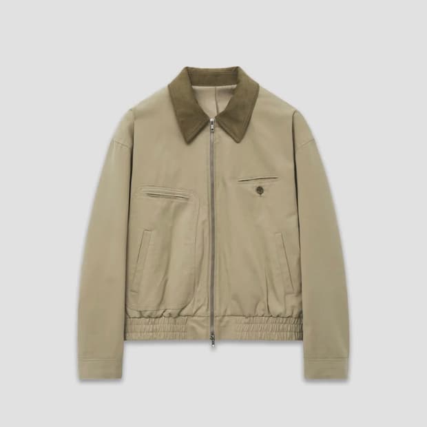  인템포 무드 루프 포켓 워크 재킷_샌드베이지