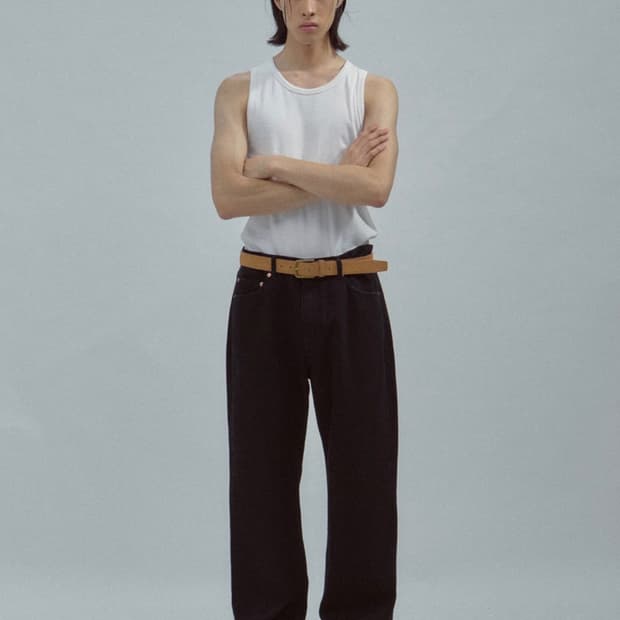 노클 흑청 데님 (1사이즈)