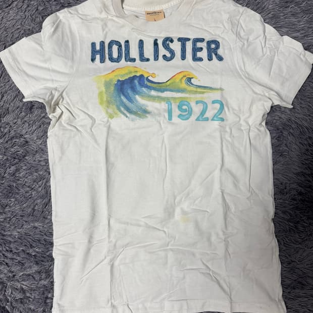 홀리스터 입체자수 고급 반팔티