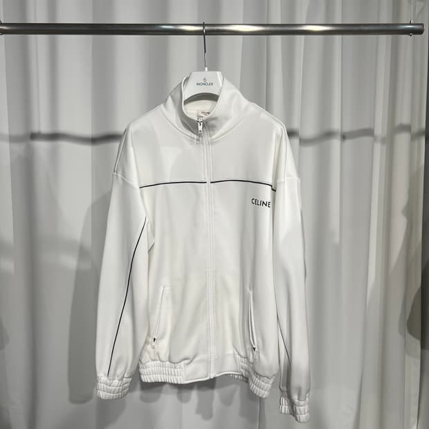 셀린느 집업 화이트