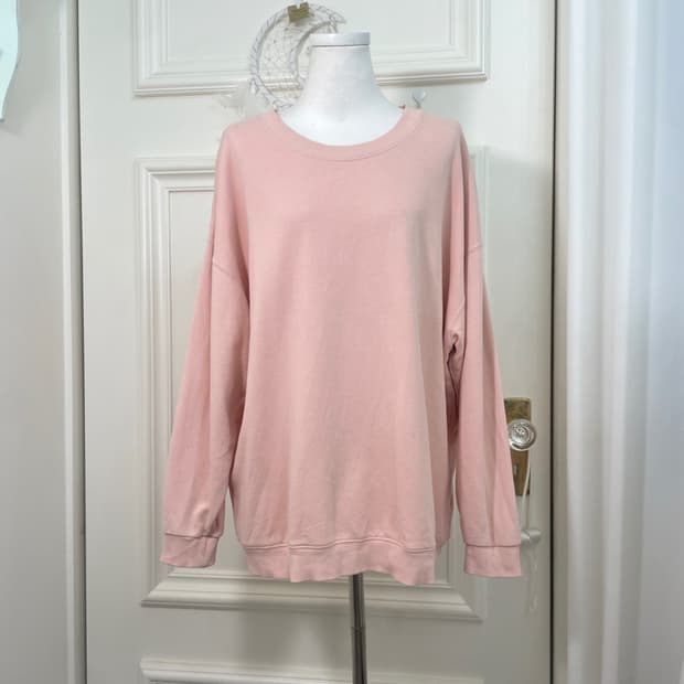 coral basic over cotton sweatshirts