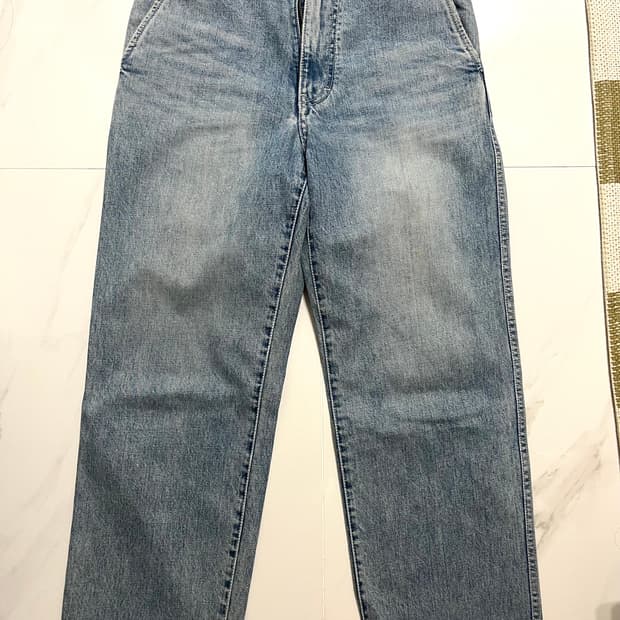 포터리 원워시 데님 연청