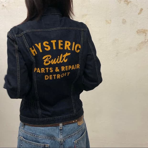 히스테릭 글래머 데님 자켓