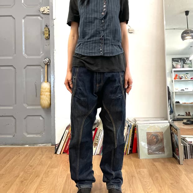 [2] 사루엘 데님 팬츠
