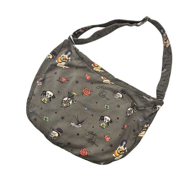 히스테릭글래머 타투 숄더백 차콜