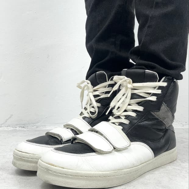 John Lawrence Sullivan Leather Velcro Hi