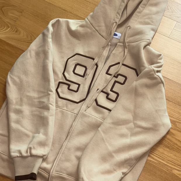 1993스튜디오 후드집업 베이지