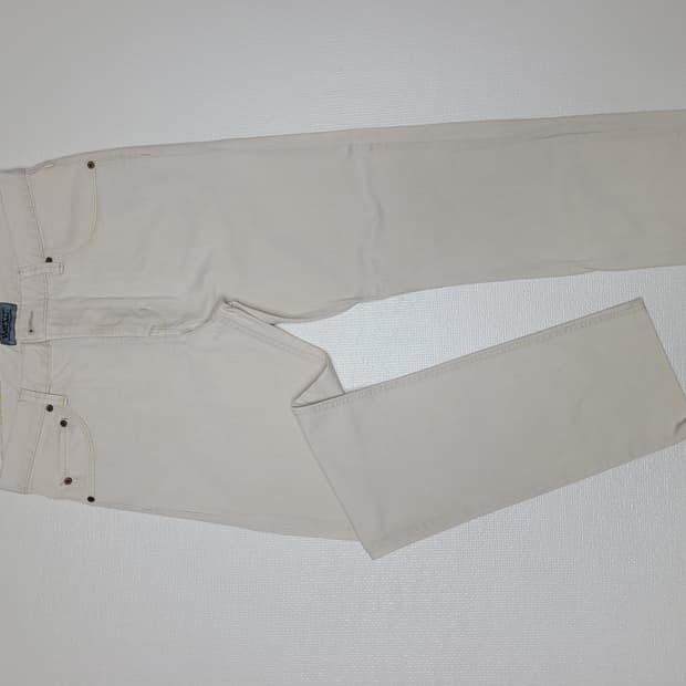 WESC 남자 Eddy 청바지 W33 L32 아이보리