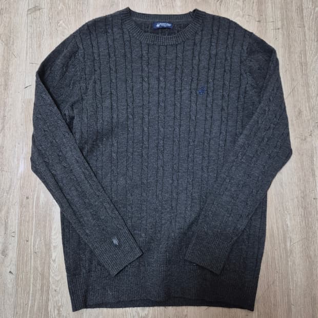 비버리힐즈폴로클럽 스몰포니 모직 꽈배기 니트