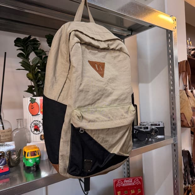 디젤 스웨이드 슬라브 패브릭 백팩