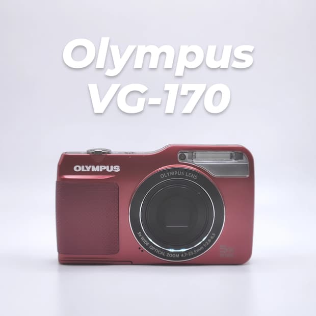 📸 🍒✨ 한국어지원 ✨🍒 올림푸스 VG-170 레드