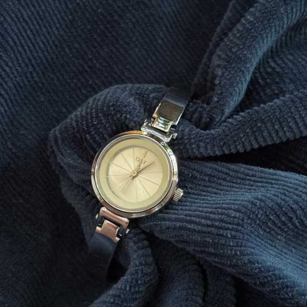 vintage ost metal bracelet watch