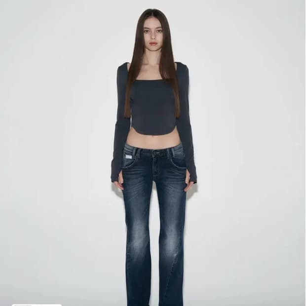 플리즈노팔로우 부츠컷 25 M