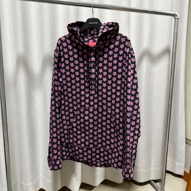 슈프림 플라워 아노락 후드