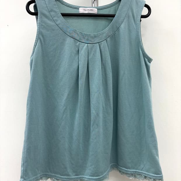 빈티지 민트 슬리브리스