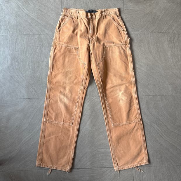 칼하트 정품 브라운 더블니 팬츠 바지 카펜터