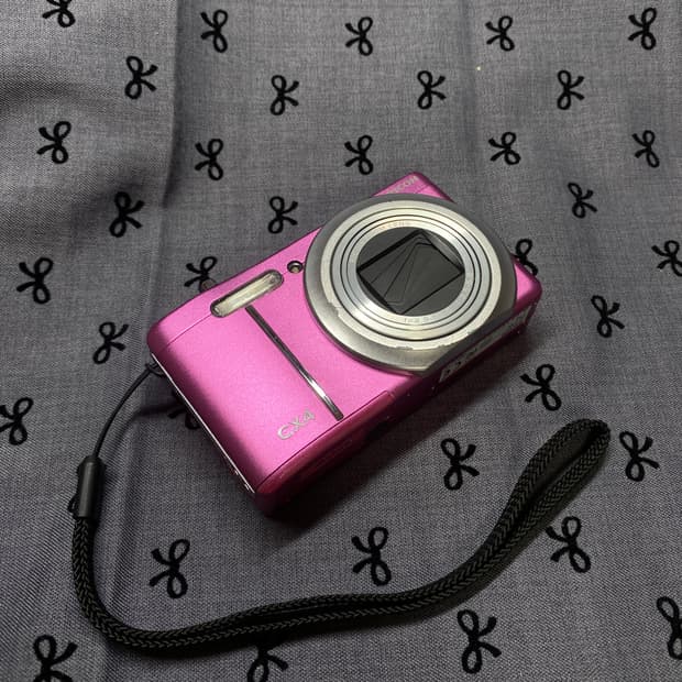 레어✨작례👌-Ricoh cx4 핑크디카 🎀