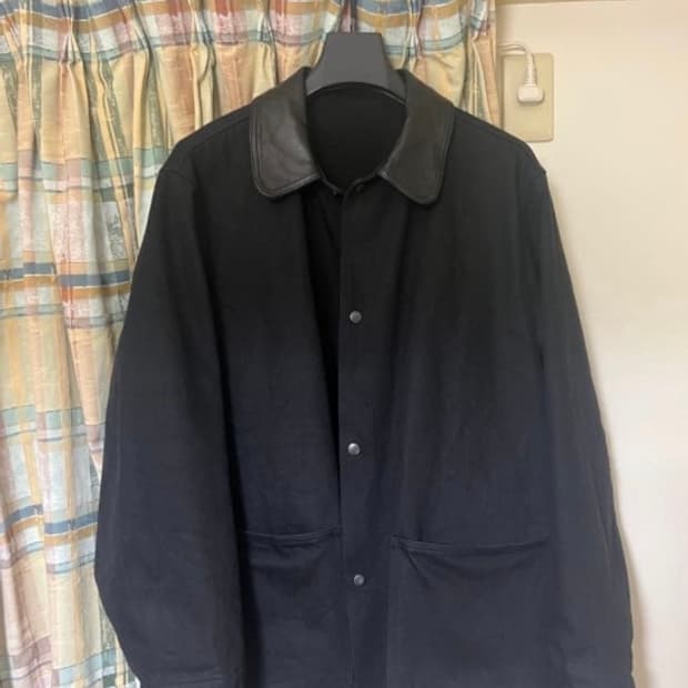 24aw 코모리 레더 데님 자켓 3사이즈