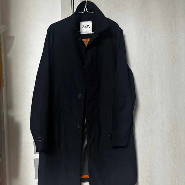 ZARA 자라 트래블러 트렌치 빙수형 레인 자켓 100