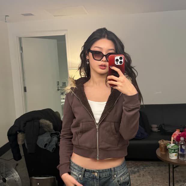 어널러코드 엠보워싱 데님팬츠 L 윤채바지