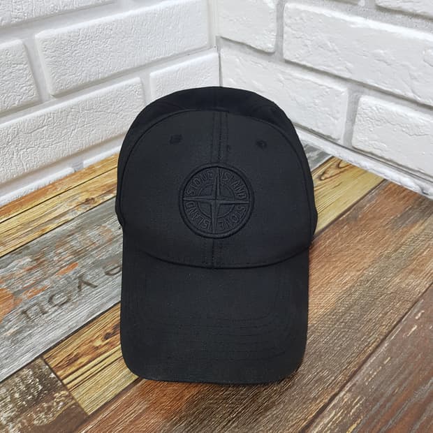 [L/정품] 스톤아일랜드 볼캡 블랙