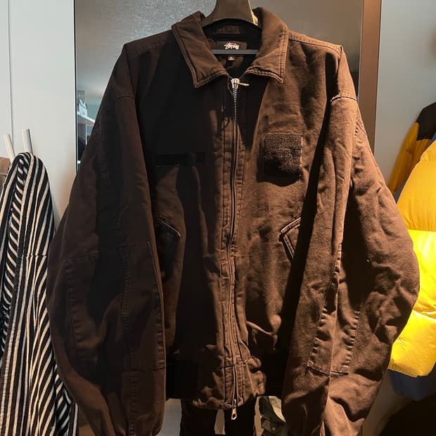 스투시 밀리터리 점퍼