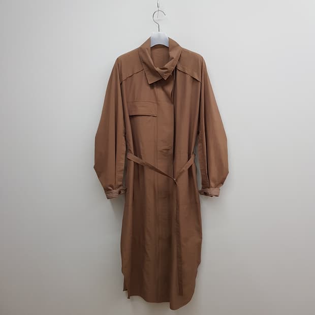 한섬 시스템 벨트 셔츠형 롱 원피스 88-98-165사이즈