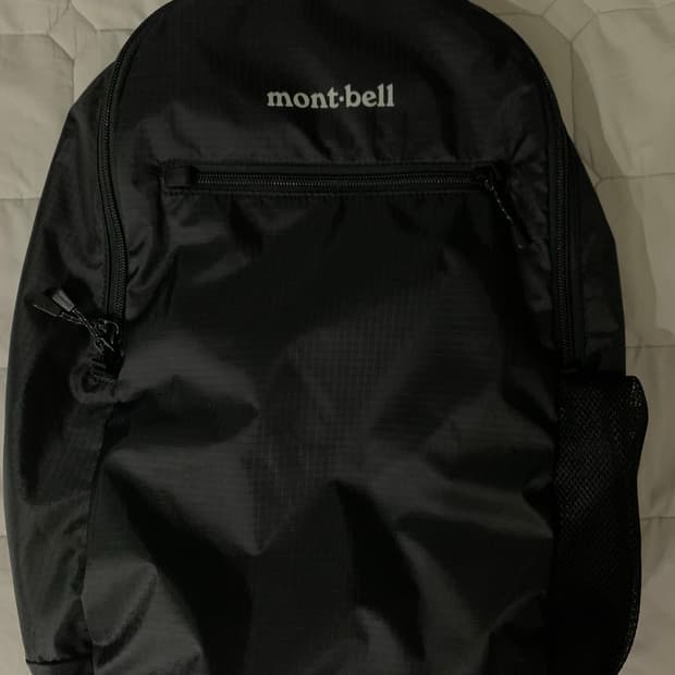 몽벨 포켓터블 라이트백 18L 블랙