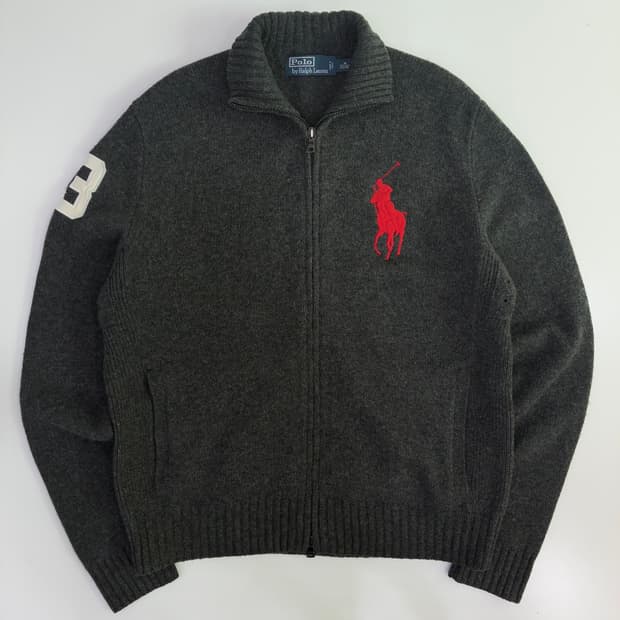 Polo 폴로 랄프로렌 빅포니 램스울 집업 가디건