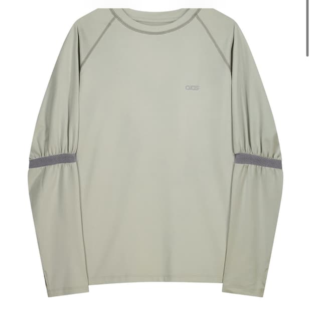 오호스 Mesh Band Puff 슬리브 / 민트 그레이