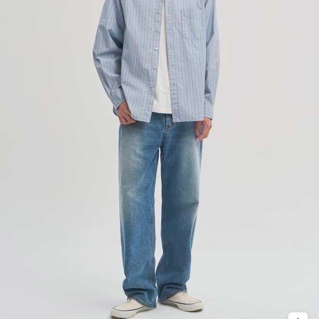 (2) 인더로우  멀티 스트라이프 셔츠