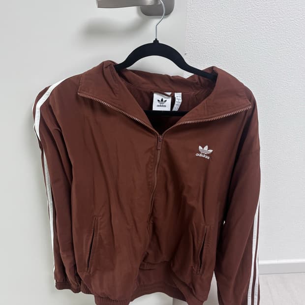 아디다스 우븐 파이어버드 트랙탑 브라운 L