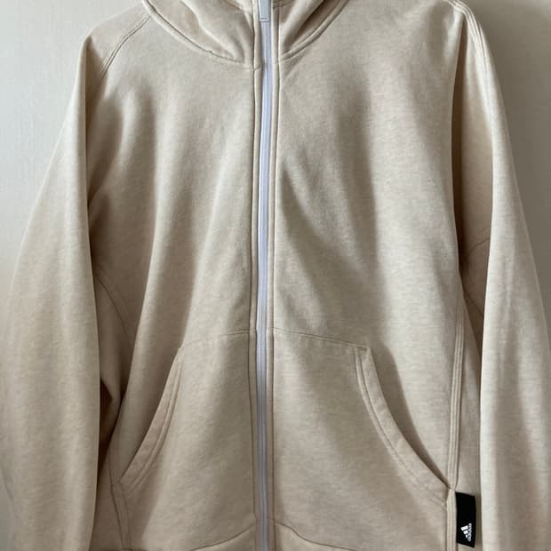 아디다스 기모 후드집업 L