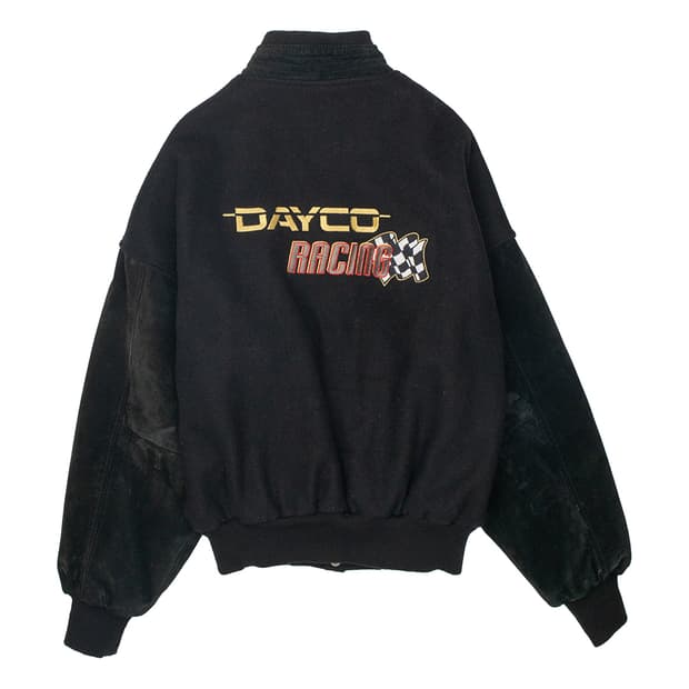 캐나다 울 레더 레이싱 바시티 자켓